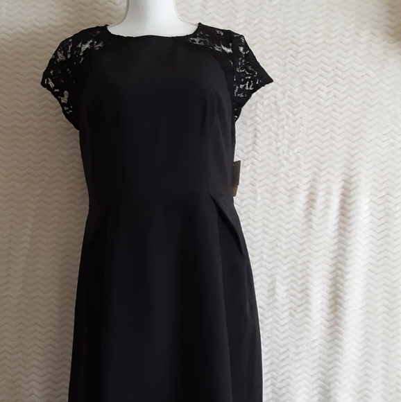 Aidan Mattox Dresses & Skirts - Aidan black dress Size 12 New
